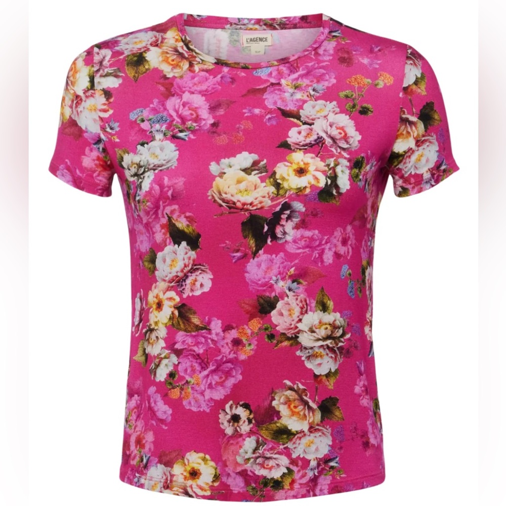 L’angence pink Ressi short sleeve tee